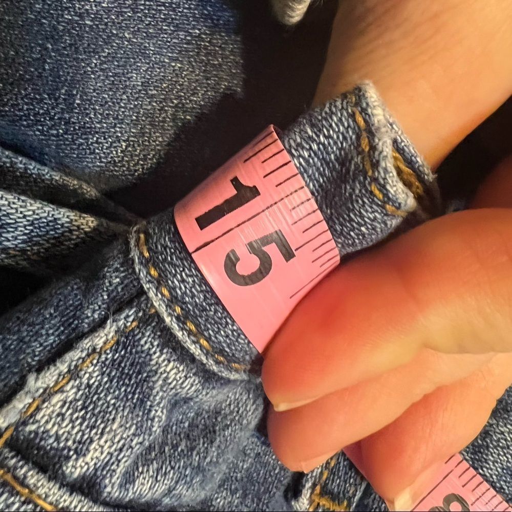 J Crew Button Fly Flare Leg 29.5" Inseam, High Rise Jeans Sz 10 EUC - Picture 8 of 11